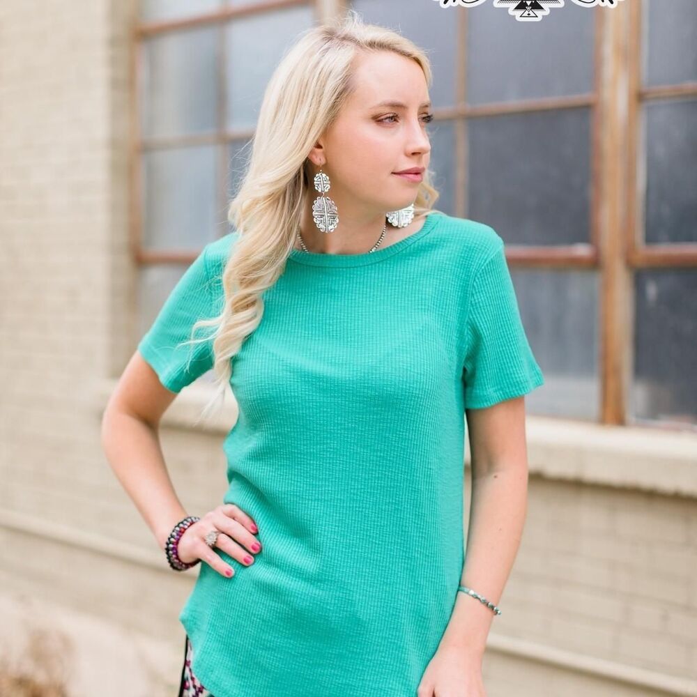 Crazy-train Women's Blue and Green Shirt